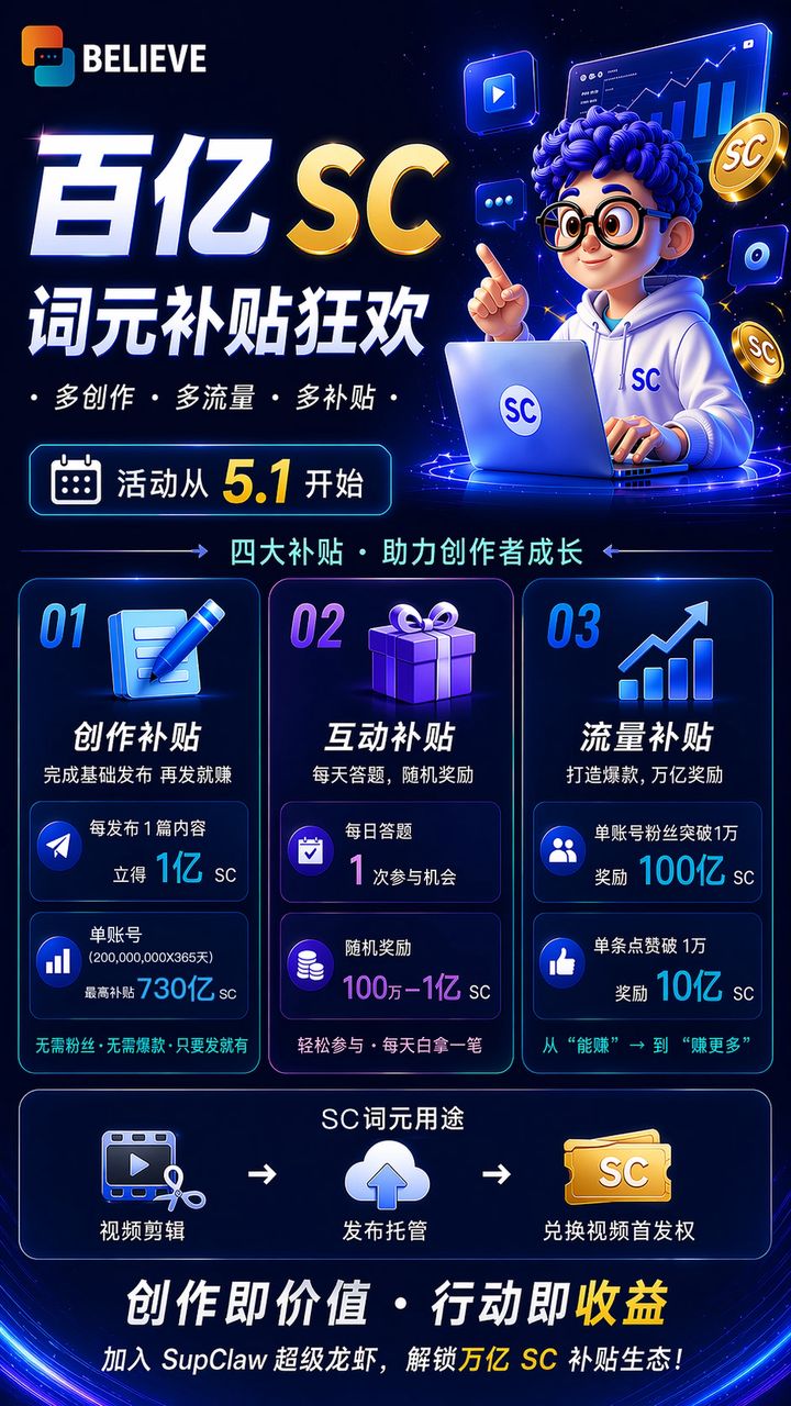 百亿 SC 词元补贴狂欢